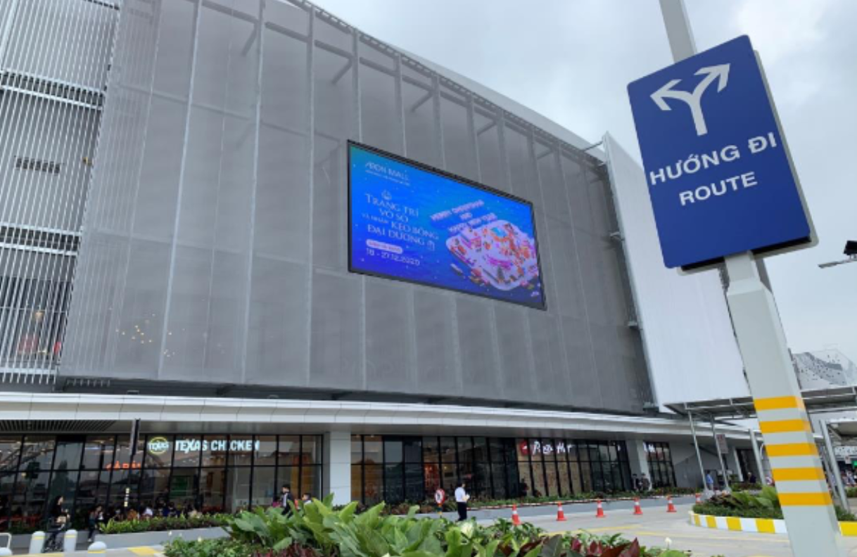 M&agrave;n LED lớn ngo&agrave;i TTTM